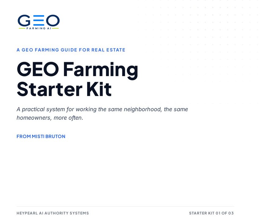 GEO Farming Starter Kit guide